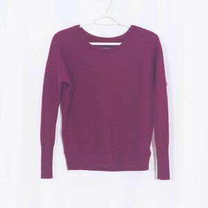 TAHARI 100% Extra Fine Merino Wool Dolman Sleeve Sweater Size XS